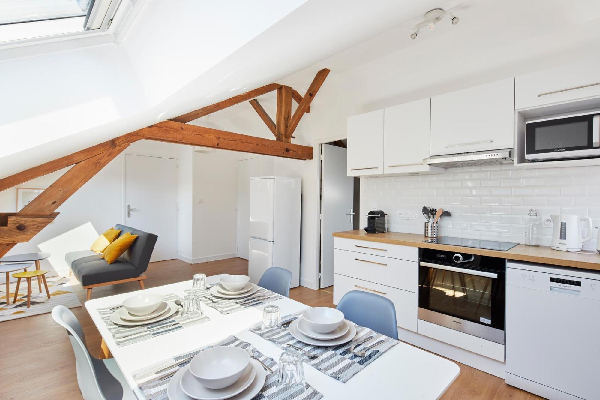 Minuit A Paris - Wifi Fibre/Linge/Parking Apartamento Châteaubriant Exterior foto