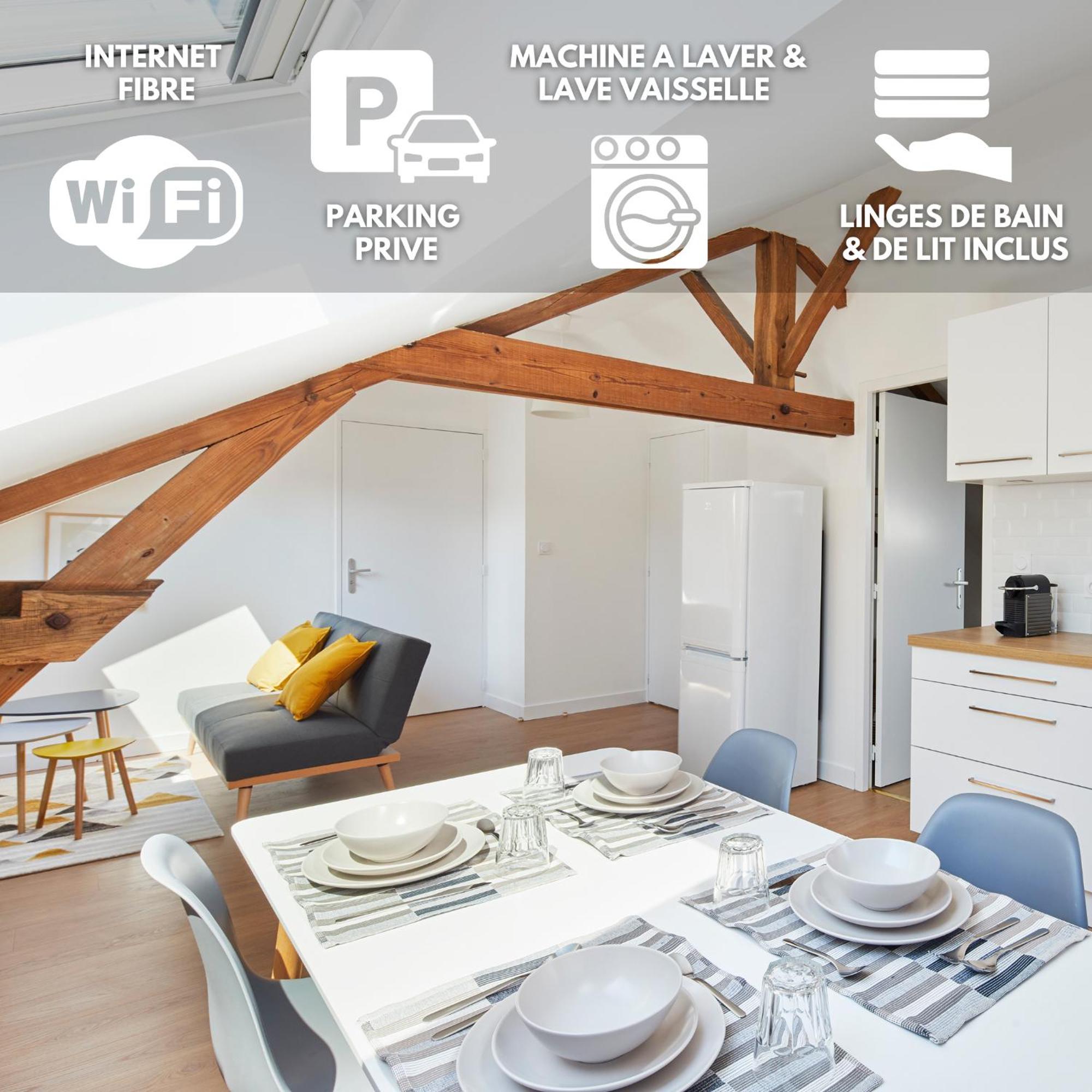 Minuit A Paris - Wifi Fibre/Linge/Parking Apartamento Châteaubriant Exterior foto